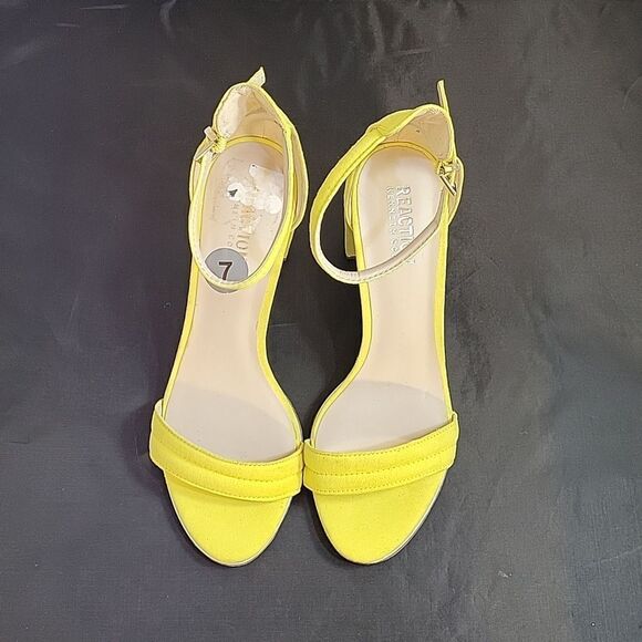 BRAND NEW REACTION KENNETH WOMEN'S CHUNKY HIGH HEEL SANDALS  OPEN TOE SANDAL G1 - Picture 4 of 16